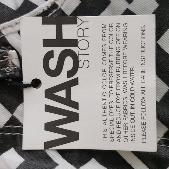 NEW Gap 1969 Geometric Print Legging Jeans Skimmer 25 Retro Summer Vacation RARE - Picture 5 of 16